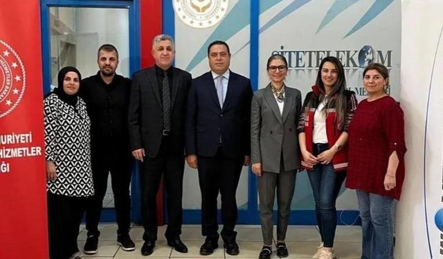 Kars'ta Engelliler Haftası dolayısıyla çağrı merkezlerine ziyaret
