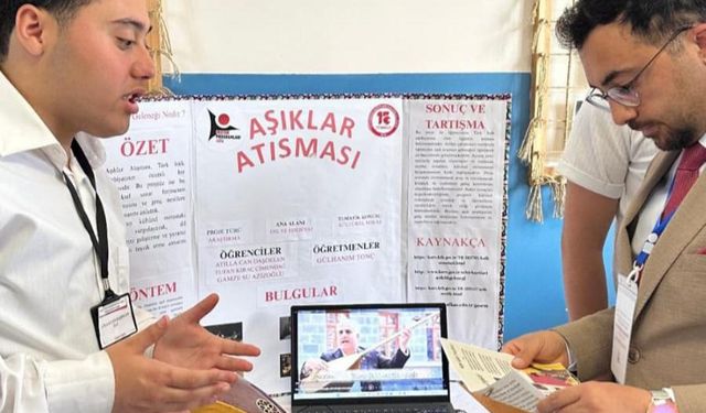 Kars'ta TÜBİTAK 4006-B Bilim Fuarı büyük ilgi gördü