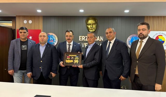 TİMBİR’den Erzincan TSO Başkanı Ahmet Tanoğlu’na ziyaret