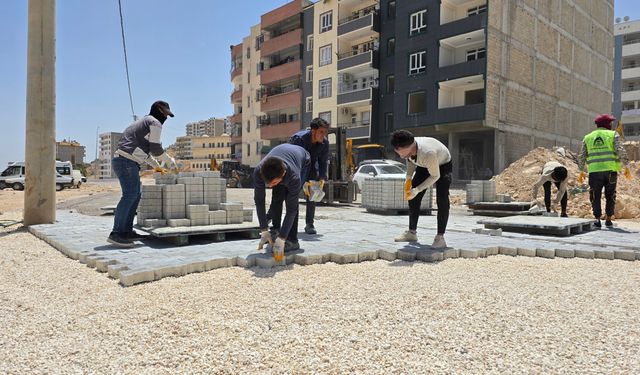 Eyyübiye Direkli Mahallesi'nde yeni yollar hizmete sunuluyor