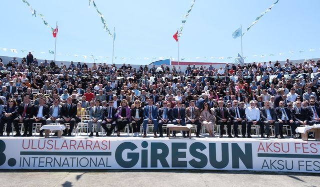 Giresun Uluslararası Aksu Festivali başladı