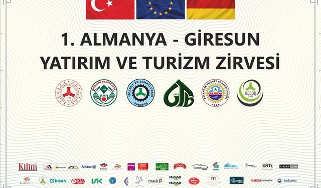 1. Almanya-Giresun yatırım, turizm zirvesi yapılıyor