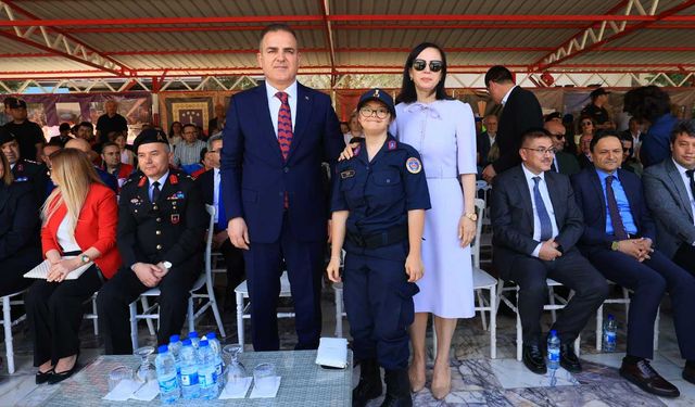 Muğla’da anlamlı tören: Özel gereksinimli bireyler askerlik gururu yaşadı