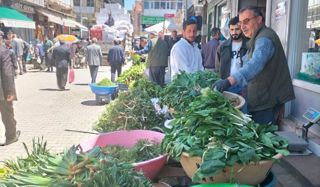 Van’da yöresel otlara yoğun ilgi uçkun ve diğer şifalı bitkiler tezgâhlarda yerini aldı