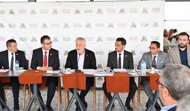 Şükrü Başdeğirmen, Isparta'nın geleceği için muhtarlarla buluştu