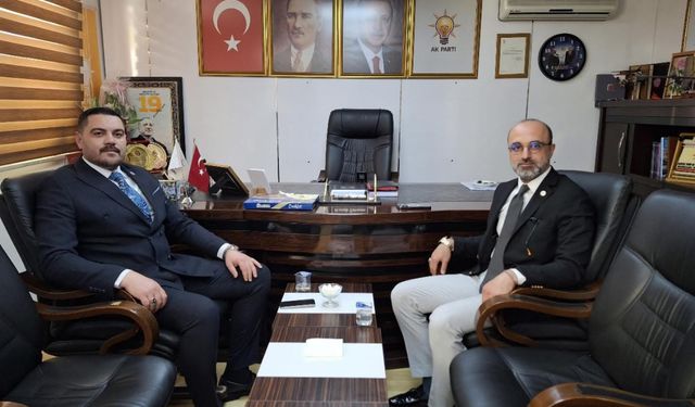 MHP Burdur İl Başkanı Mustafa Gün'den AK Parti İl Başkanlığı’na ziyaret