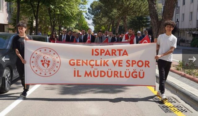 Isparta’da gençlik haftası coşkusu başladı
