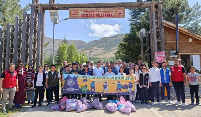 Kızıldağ Milli Parkı’nda çevre için el ele!