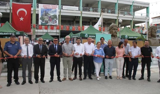 Serik’te Halk Eğitim Merkezi yıl sonu sergisi açıldı
