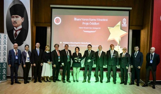 Türkiye Kalite Derneği'nden Ankara Büyükşehir Belediyesi'ne ödül