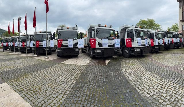 Ordu’da güçlü altyapı için yeni araçlar