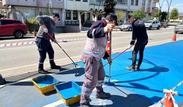 Altınordu'nun bisiklet ve koşu yolları yenileniyor!