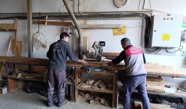 Ordu Büyükşehir'den parklara estetik katan atölye