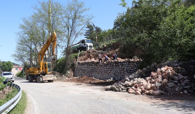 Çamaş'ta yollar güvende
