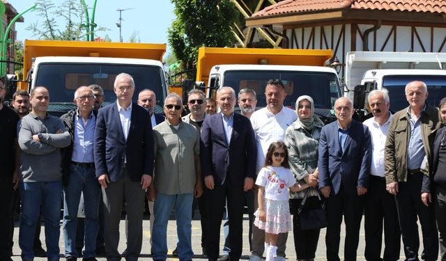 Rize Belediyesi 24 yeni makine ve aracı daha bünyesine kattı