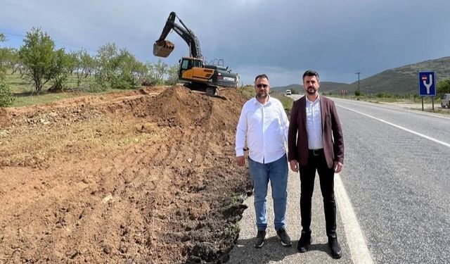 Isparta Fele Köyü bağlantı noktasında çalışmalar başladı