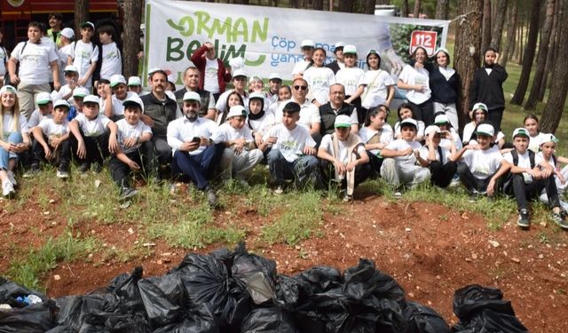 "Orman Benim"de 360 ton atık toplandı