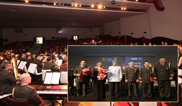 Vali Yiğitbaşı, TSK Armoni Mızıkası konserine katıldı