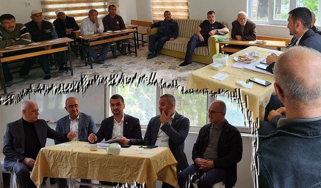 Burdur Milletvekili Mustafa Oğuz, Karacaören köyü'nü ziyaret etti