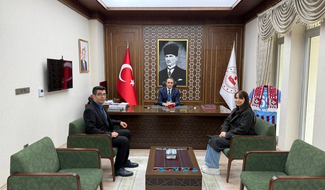 Sosyal Güvenlik Haftasında Kaymakam Memiş’e ziyaret