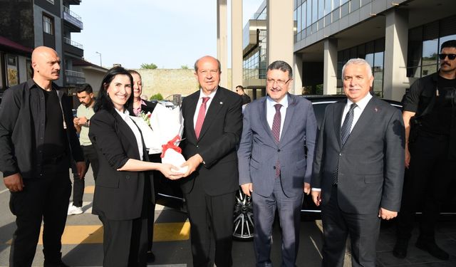 KKTC Cumhurbaşkanı Ersin Tatar, Trabzon'da Başkan Genç’i ziyaret etti