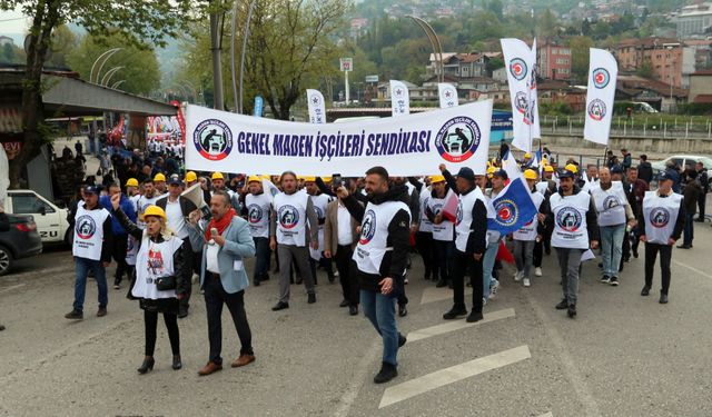 Emeğin başkenti Zonguldak'ta 1 Mayıs coşkusu