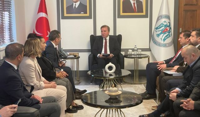 TİMBİR'den Erzincan Valisi Doç. Dr. Hamza Aydoğdu’ya ziyaret