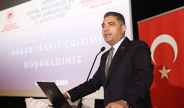 Düzce’de “Afet Sonrası Hasar Tespit Eğitimi” düzenlendi
