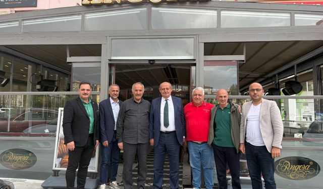 Rize’ye hizmet etmiş iki isim Başkent'te buluştu