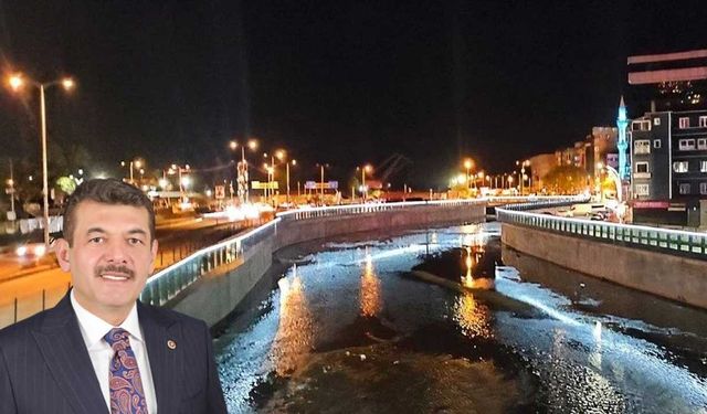 Zonguldak Deresi gece aydınlatması tamamlandı: Milletvekili Avcı'dan "Yaparsa AK Parti Yapar" vurgusu