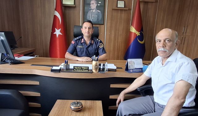 DP İlçe Başkanı Atak’tan Jandarma'ya 186. yıl kutlama ziyareti