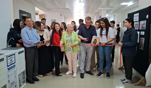 Beypazarı'nda okulların yıl sonu sergileri açılıyor