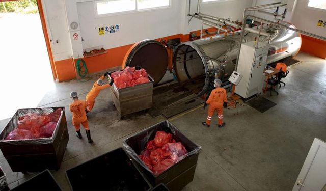 Mersin’de tıbbi atıklar güvenle bertaraf ediliyor