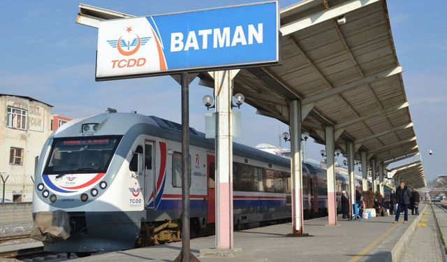 Batman'lılar ulaşımda treni tercih ediyorlar
