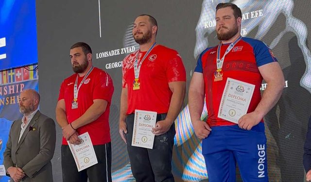 Ankara Büyükşehir Belediyesi sporcusundan Avrupa’da çifte şampiyonluk