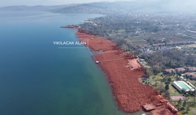 Sapanca Gölü Kıyısındaki Kaçak Yapılar Yıkılacak