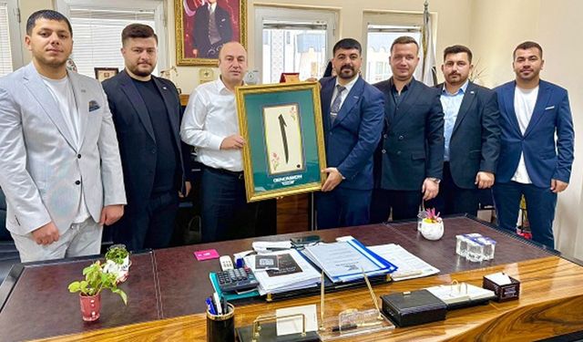 Genç ASKON'dan KOSGEB İl Müdürü Fidan’a ziyaret