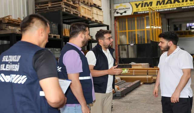 Konya Selçuklu'da sanayi esnafına 'atık yönetimi' bilinci