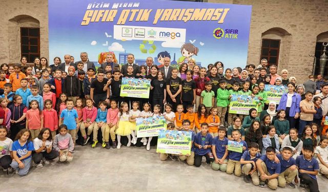Konya Meram’da öğrenciler ‘temiz bir gelecek’ için yarıştı