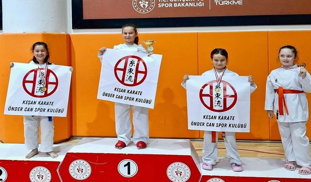 Edirne İl Karate Şampiyonası’nda 16 madalya ile büyük başarı!