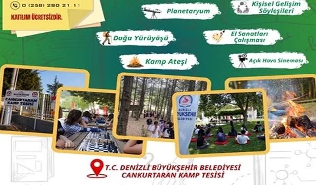 Denizli Büyükşehir’den liselilere özel yaz kampı