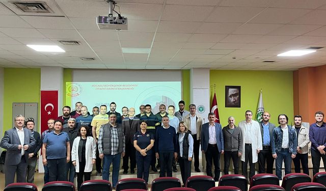 Kocaeli İtfaiyesi’nden KOÜ personeline eğitim