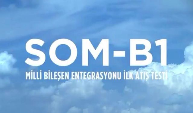 Türkiye'nin SOM füzesi yerli motorla hedefi tam isabet vurdu