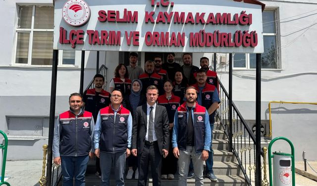 Selim Kaymakamı Mubin Demirkıran, veda ziyaretlerine başladı