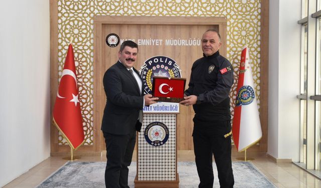 Vali Yardımcısı Muhammed Enes Çıkırık’tan Emniyet Müdürü Saka’ya veda ziyareti