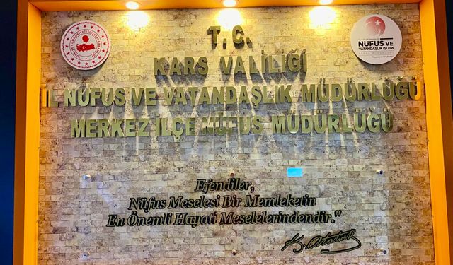 Kars'ta LGS günü nüfus müdürlükleri açık olacak