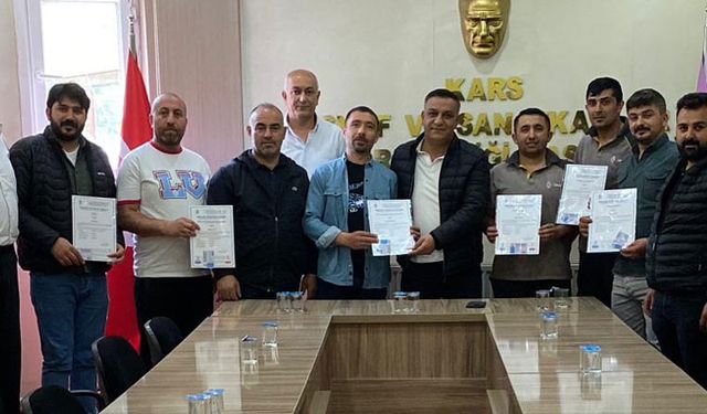 Kars’ta Meslek Belgesi seferberliği devam ediyor