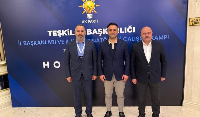 AK Parti Kars İl Başkanı Sancar, Kızılcahamam'daki İl Başkanları Toplantısı'na katıldı