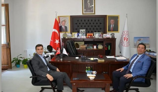 Kars Vali Yardımcısı Güzel’den Gençlik ve Spor İl Müdürü Başköylü’ye ziyaret