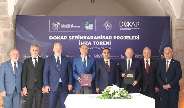 Sanayi ve Teknoloji Bakanı Mehmet Fatih Kacır, Giresun Şebinkarahisar’da Protokol İmza Töreni'nde